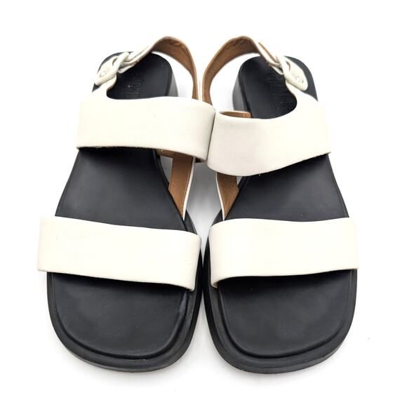 Camper Dana Double Strap Sandals Open Square Toe Women's White Size US9 EU39.5 - Picture 12 of 12